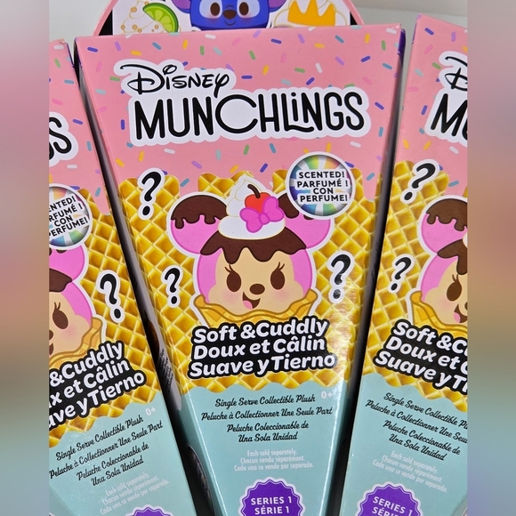 Disney Munchlings Soft & Cuddly Plush Set Of 3 Mystery Nwt - Picture 2 of 4